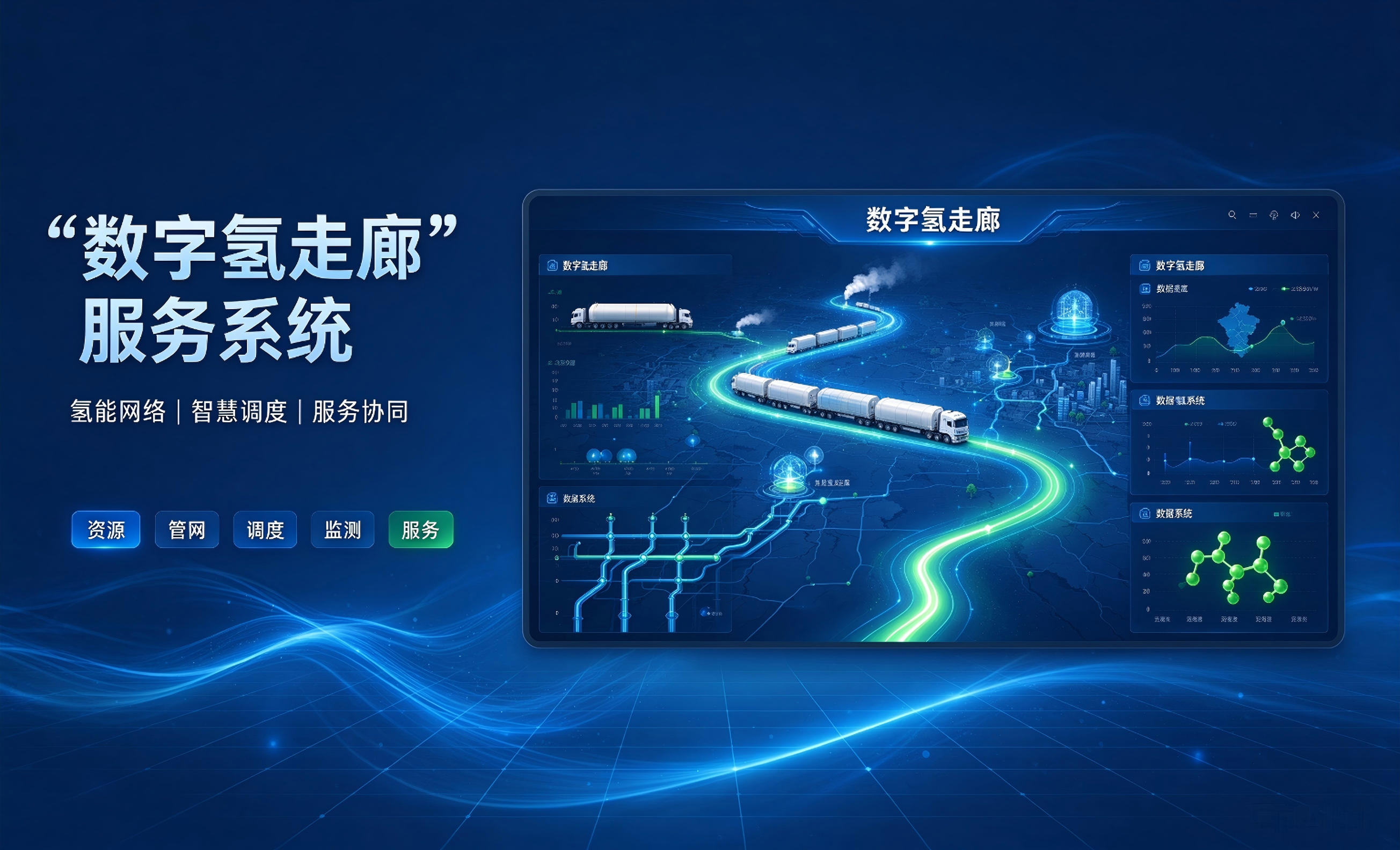 “数字氢走廊”服务系统