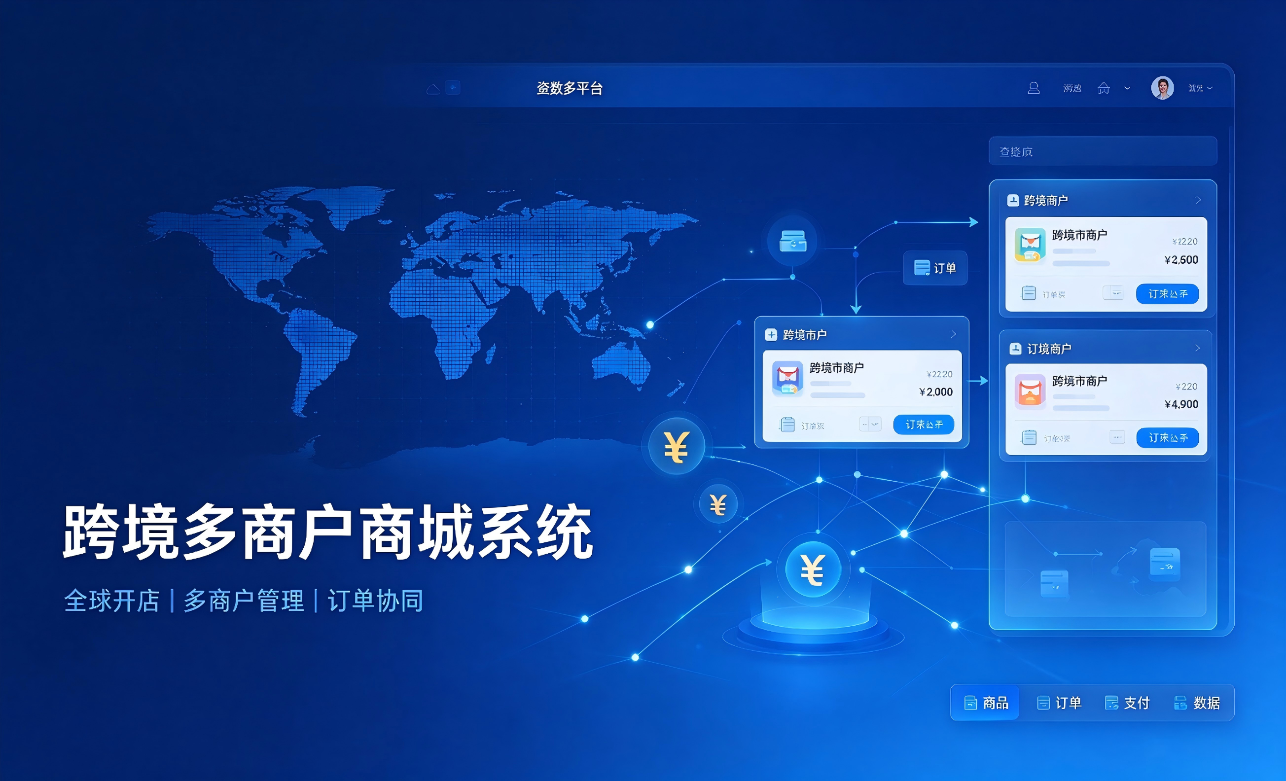 跨境多商户商城系统